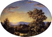 Frederic Edwin Church Twilight among the Mountains USA oil painting artist
